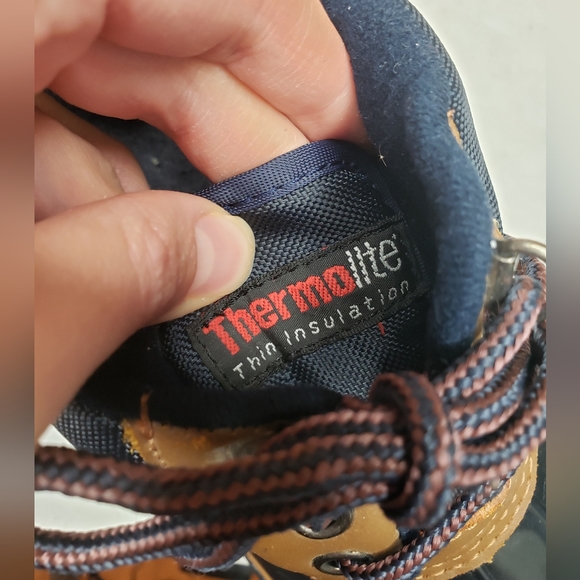 Vintage totes duck womens shoes with thermolite insulation brown & navy … - Picture 5 of 10